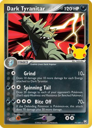 Dark Tyranitar 019/109 - Holofoil ME 30th Celebration Classic Collection - Classic Collection