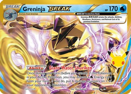 Greninja BREAK 041 - Holofoil ME 30th Celebration Classic Collection - Classic Collection