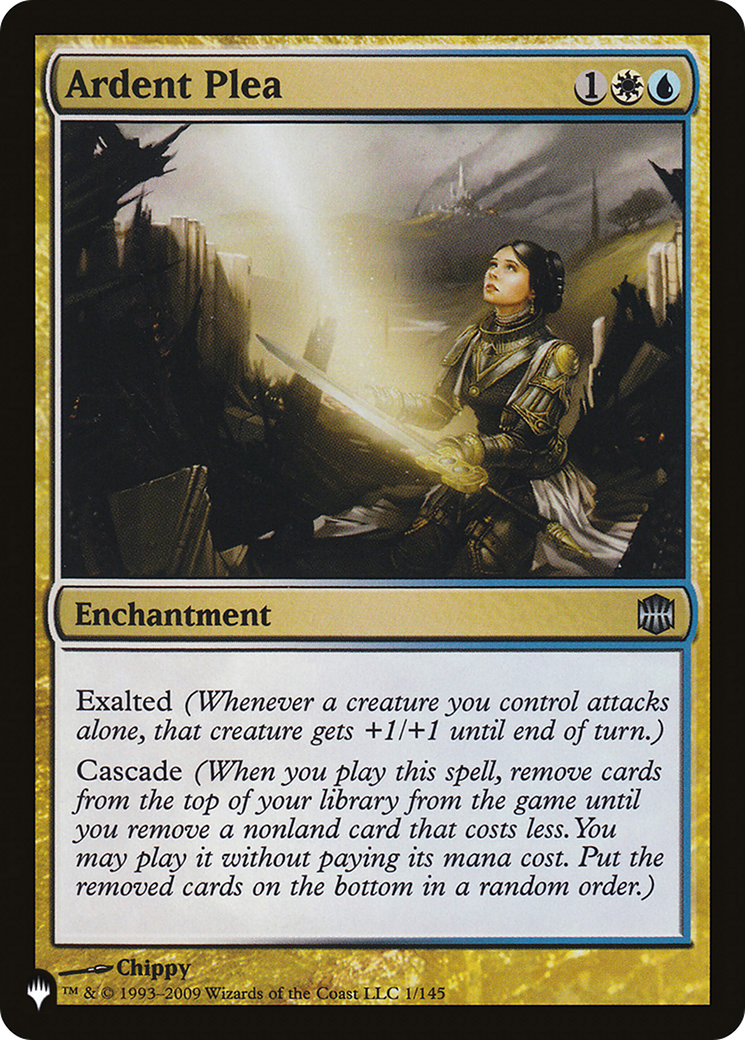 Ardent Plea [The List]