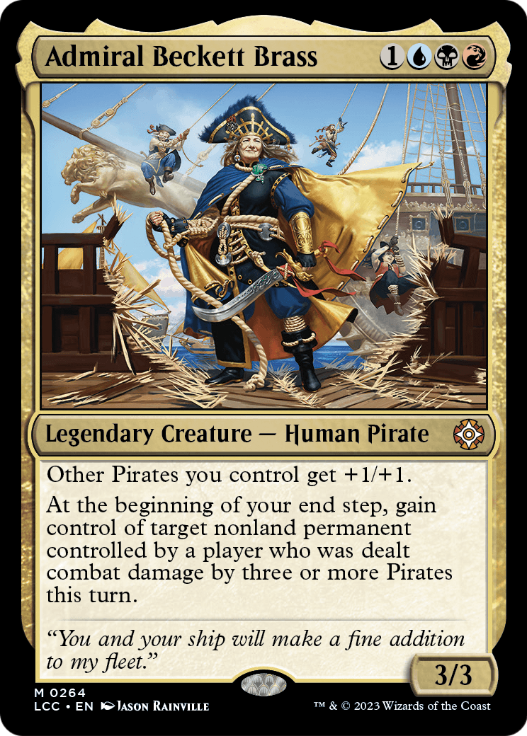 Admiral Beckett Brass [The Lost Caverns of Ixalan Commander]