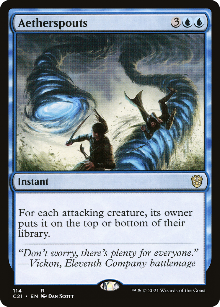 Aetherspouts [Commander 2021]