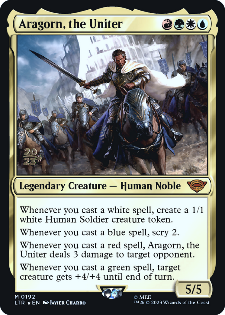 Aragorn, the Uniter [The Lord of the Rings: Tales of Middle-Earth Prerelease Promos]