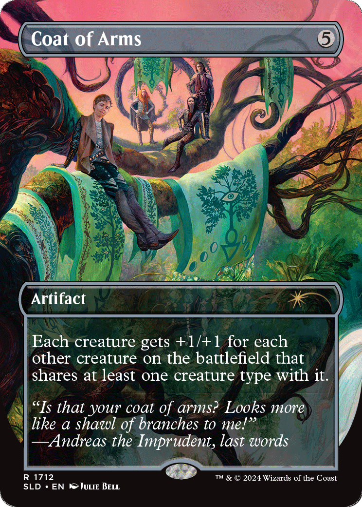 Coat of Arms (SLD-1712) - Secret Lair Drop (Borderless) Foil