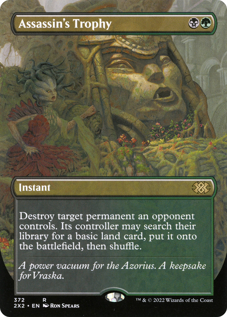 Assassin's Trophy (Borderless Alternate Art) [Double Masters 2022]