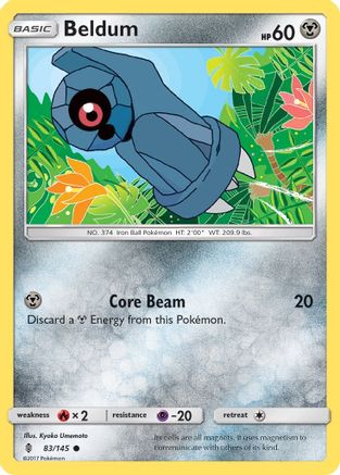 Beldum (83/145) [Sun & Moon: Guardians Rising]
