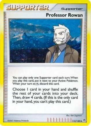 Professor Rowan (112/130) (Cosmos Holo) [Diamond & Pearl: Base Set]