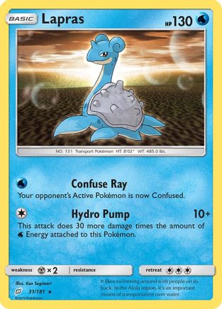Lapras (31/181) [Sun & Moon: Team Up]