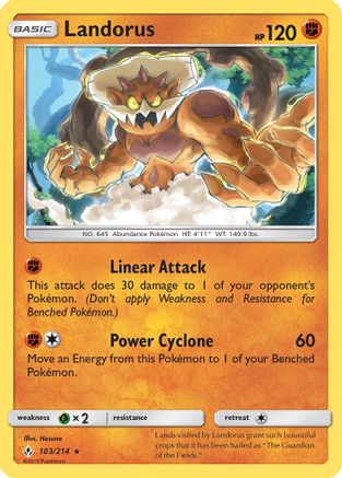 Landorus (103/214) [Sun & Moon: Unbroken Bonds]