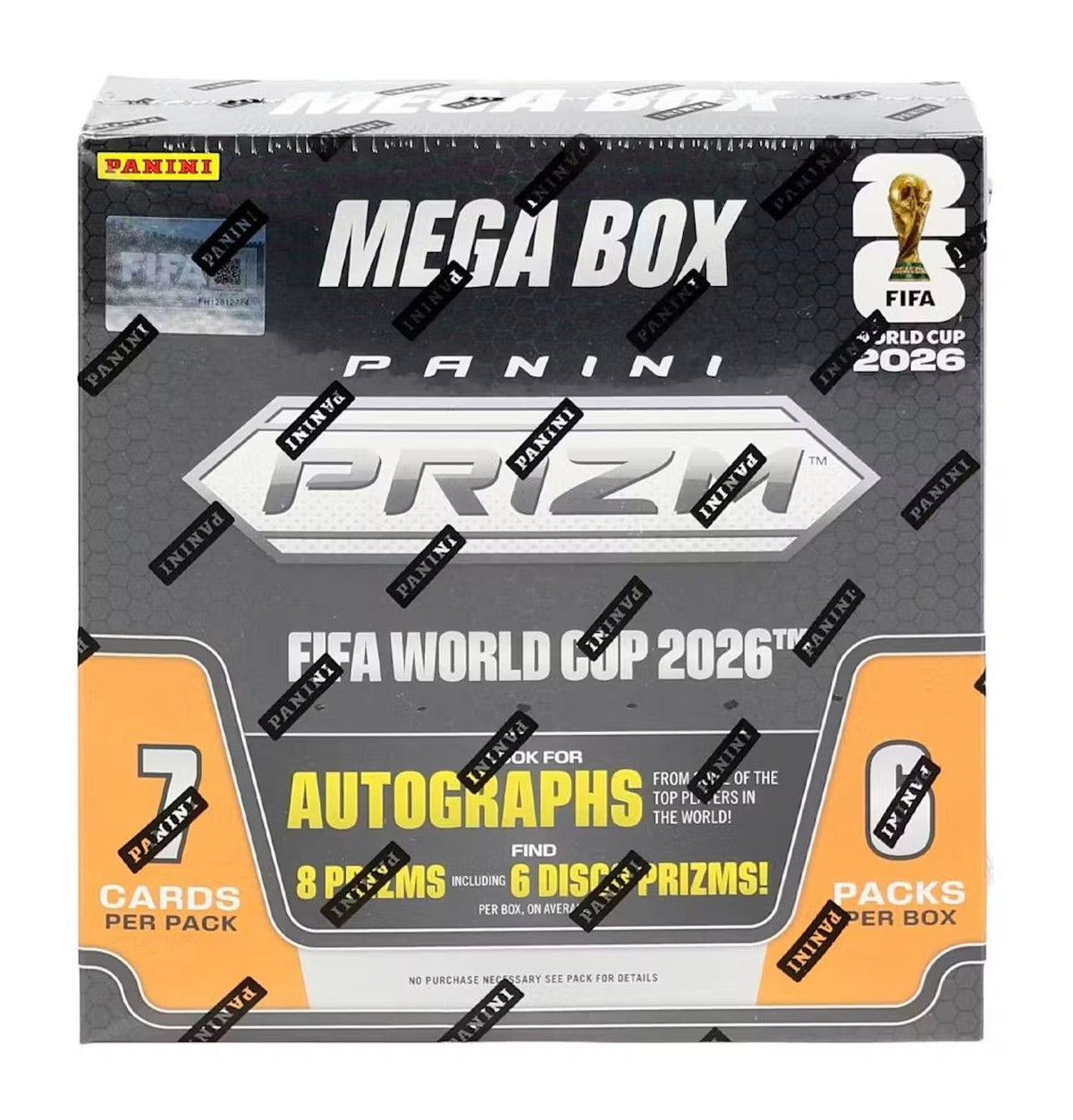 2026 Panini Soccer Prizm World Cup Mega Box