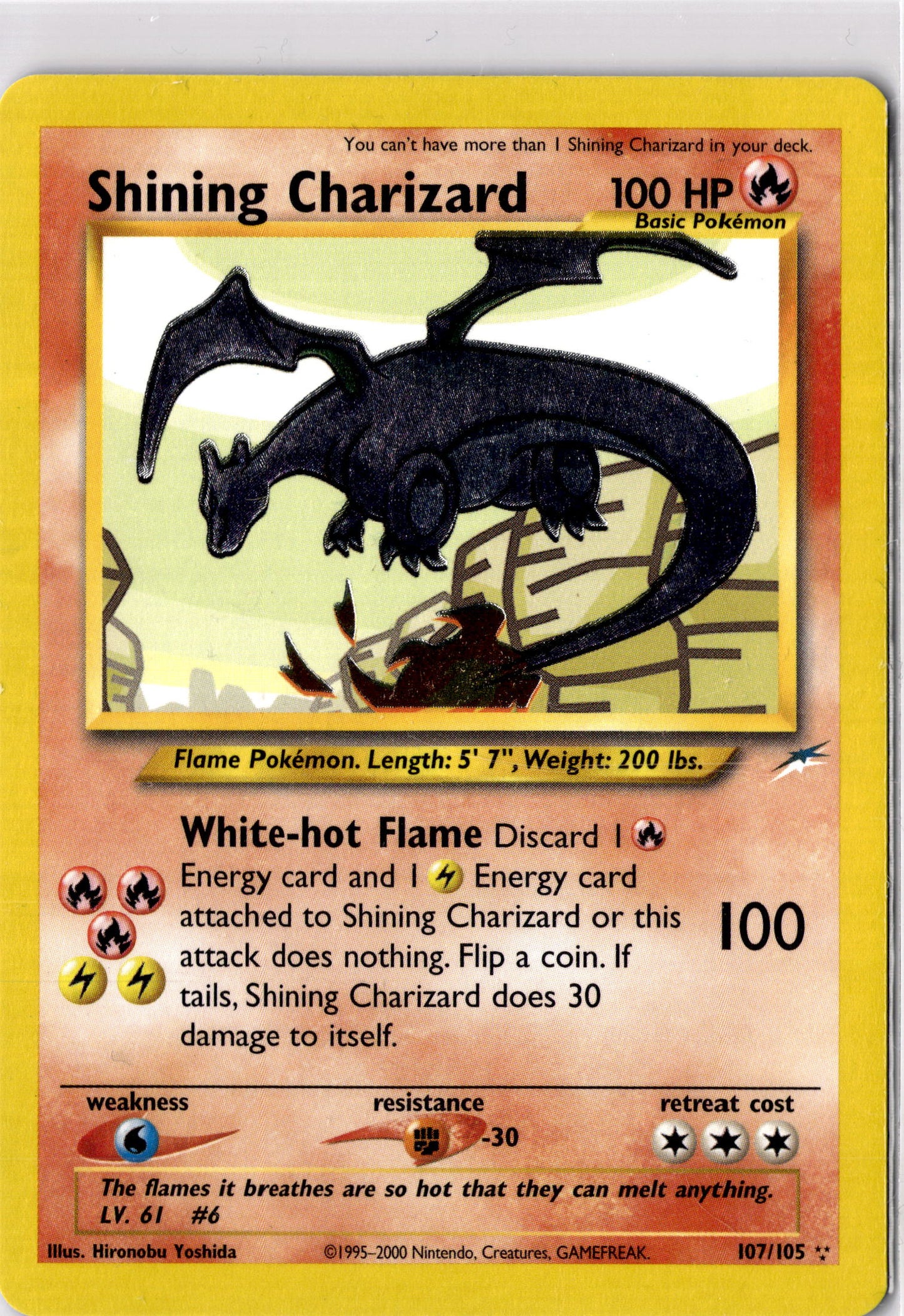 Shining Charizard (107/105) [Neo Destiny Unlimited] (Scan 00000003)
