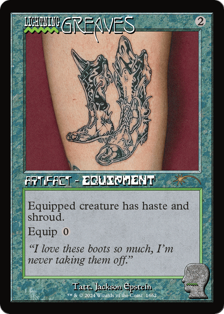 Lightning Greaves (SLD-1662) - Secret Lair Drop Foil