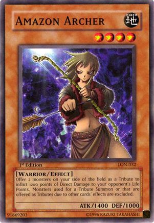 Amazon Archer (LON-032) - Labyrinth of Nightmare 1st Edition