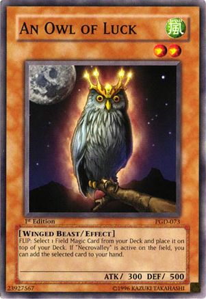 An Owl of Luck (PGD-073) - Pharaonic Guardian Unlimited
