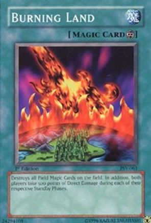 Burning Land (PSV-061) - Pharaoh's Servant 1st Edition