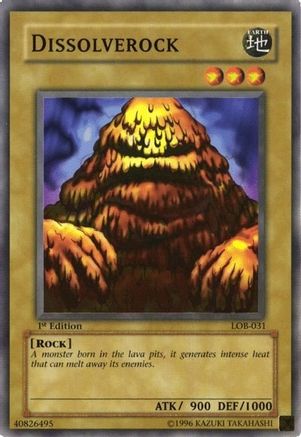 Dissolverock (LOB-031) - The Legend of Blue Eyes White Dragon Unlimited