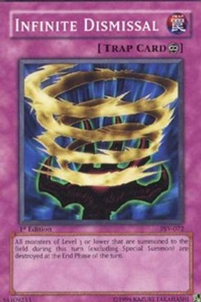 Infinite Dismissal (PSV-072) - Pharaoh's Servant Unlimited