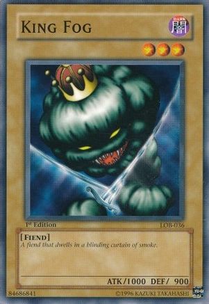 King Fog (LOB-036) - The Legend of Blue Eyes White Dragon Unlimited