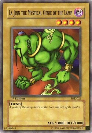 La Jinn the Mystical Genie of the Lamp (SDK-026) - Starter Deck: Kaiba Unlimited