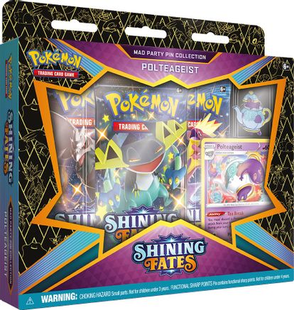 Shining Fates Mad Party Pin Collection [Polteageist]