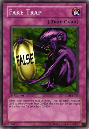Fake Trap (SDJ-049) - Starter Deck: Joey Unlimited