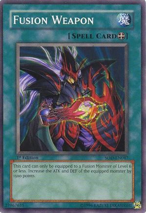 Fusion Weapon (SOD-EN047) - Soul of the Duelist Unlimited