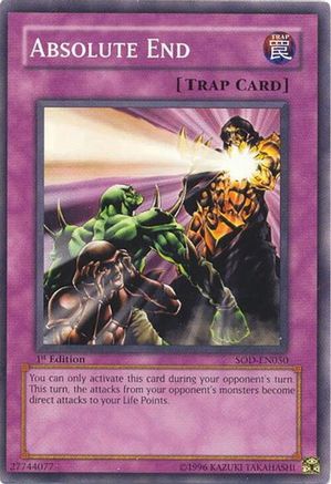 Absolute End (SOD-EN050) - Soul of the Duelist Unlimited