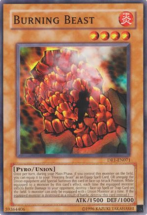 Burning Beast (DR1-EN071) - Dark Revelation Volume 1 Unlimited