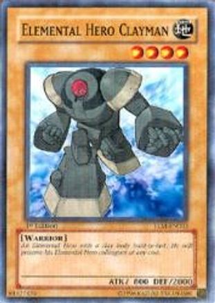 Elemental Hero Clayman (TLM-EN003) - The Lost Millennium Unlimited