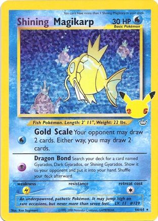 Shining Magikarp (66/64) [Celebrations: 25th Anniversary - Classic Collection]