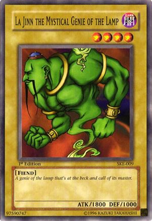 La Jinn the Mystical Genie of the Lamp (SKE-009) - Starter Deck: Kaiba Evolution Unlimited