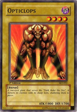 Opticlops (SKE-012) - Starter Deck: Kaiba Evolution Unlimited