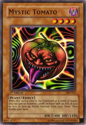 Mystic Tomato (SKE-021) - Starter Deck: Kaiba Evolution 1st Edition