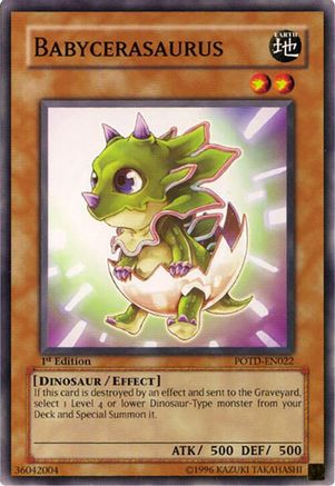 Babycerasaurus (POTD-EN022) - Power of the Duelist 1st Edition