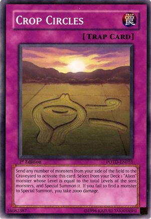 Crop Circles (POTD-EN051) - Power of the Duelist Unlimited