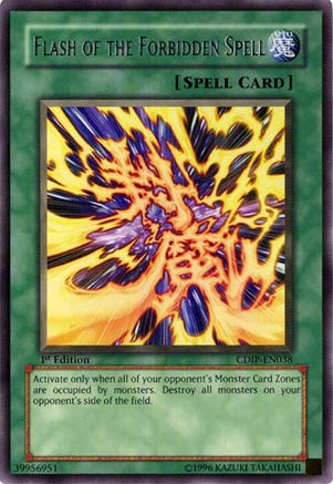 Flash of the Forbidden Spell (CDIP-EN038) - Cyberdark Impact 1st Edition