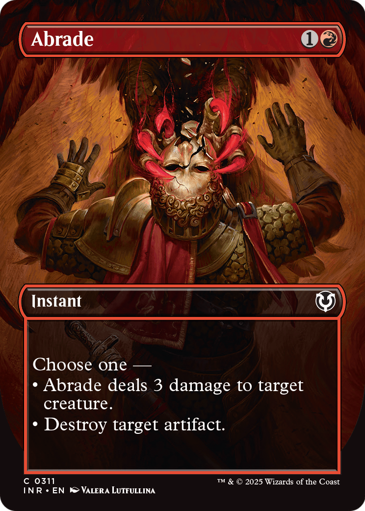Abrade (Borderless) [Innistrad Remastered]