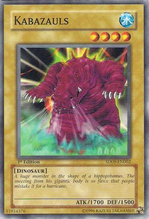Kabazauls (SD09-EN002) - Structure Deck: Dinosaur's Rage 1st Edition