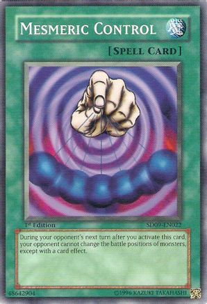Mesmeric Control (SD09-EN022) - Structure Deck: Dinosaur's Rage 1st Edition