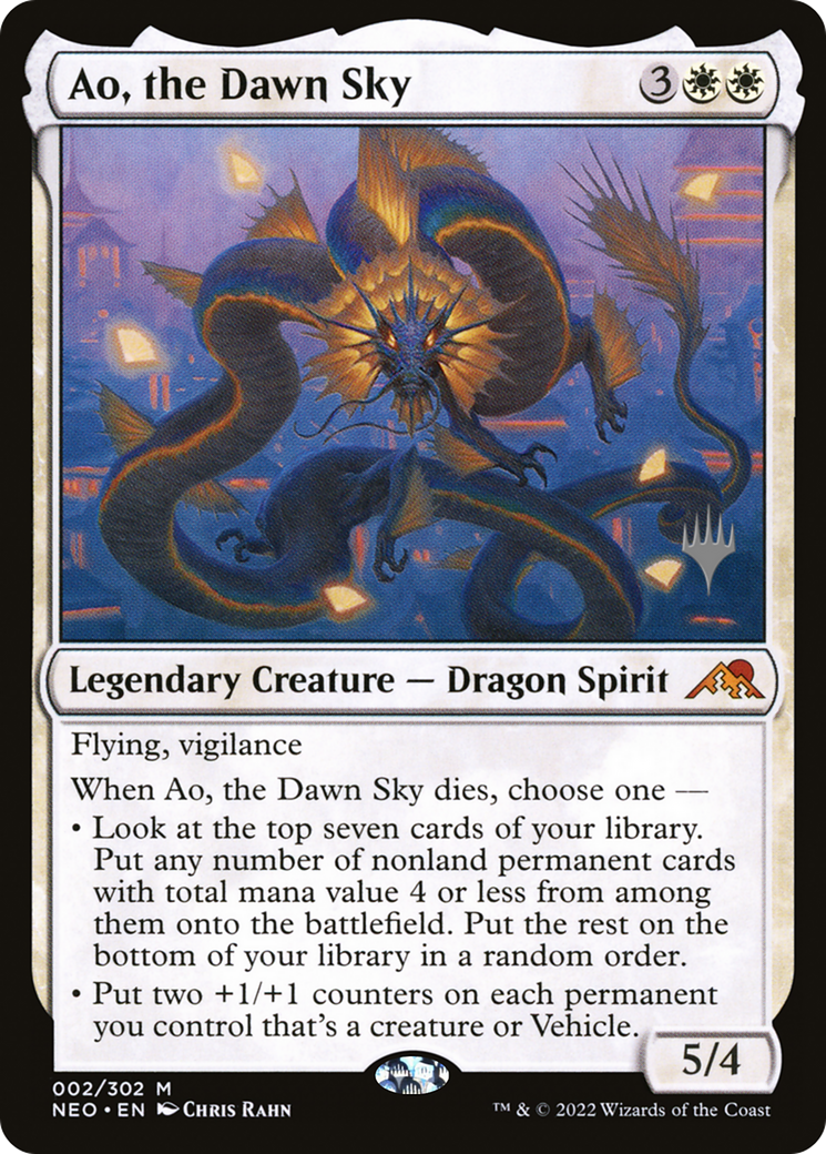 Ao, the Dawn Sky (Promo Pack) [Kamigawa: Neon Dynasty Promos]