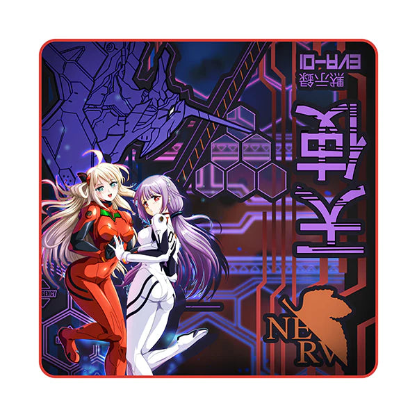 ManaMoon Neon Strikers v2 - 2-Player Cloth Playmat