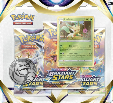 Sword & Shield: Brilliant Stars - 3-Pack Blister (Varies)