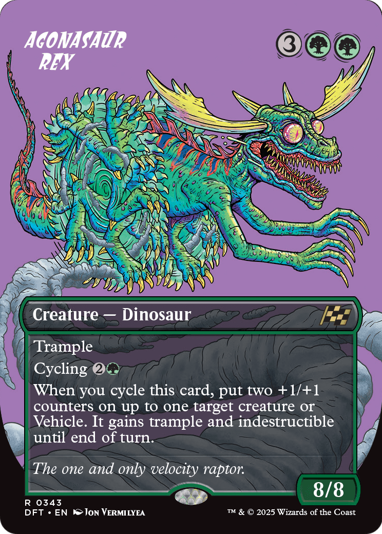 Agonasaur Rex (Borderless) [Aetherdrift]
