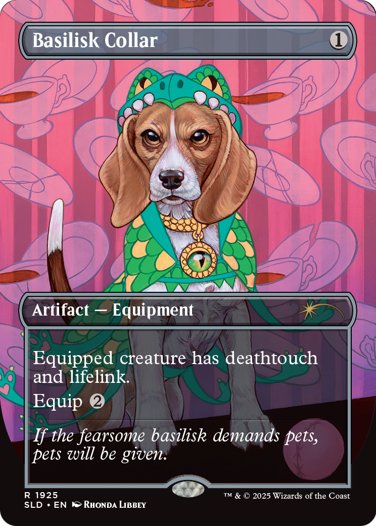 Basilisk Collar (SLD-1925) - Secret Lair Drop (Borderless) Foil