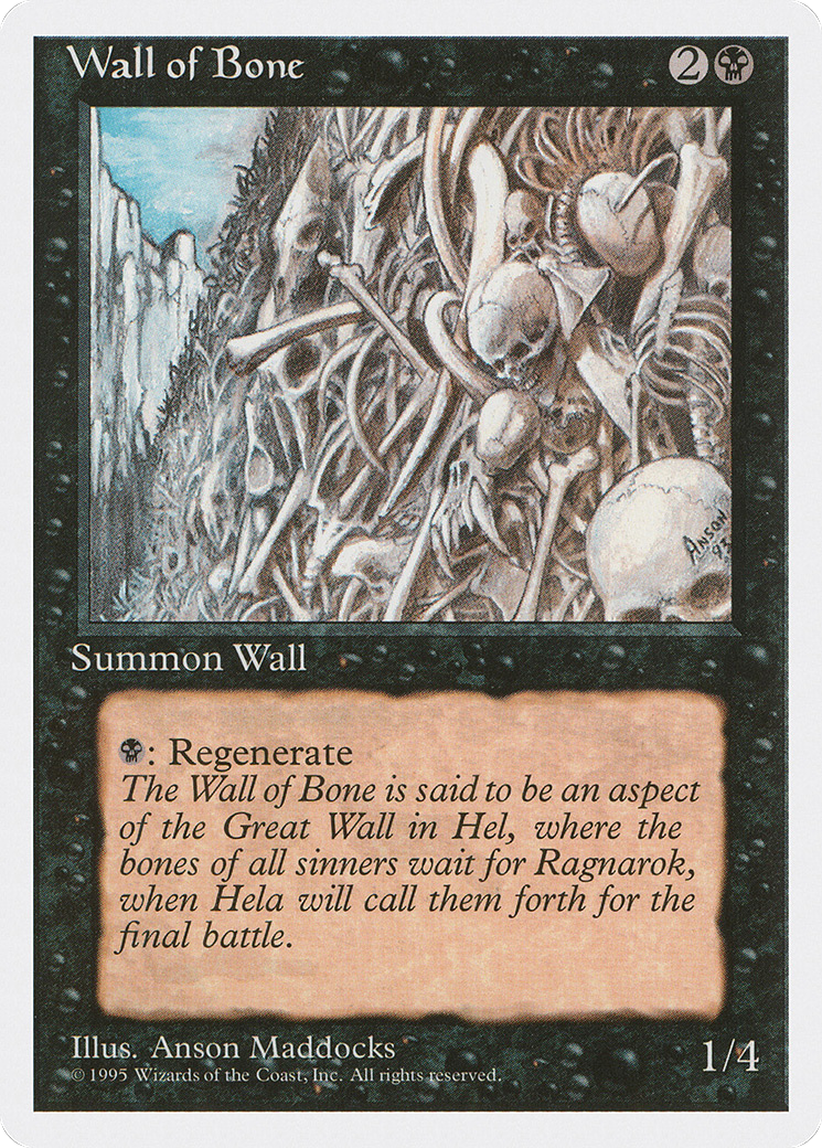 Wall of Bone (4ED-) - Fourth Edition