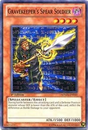 Gravekeeper's Spear Soldier (SDMA-EN010) - Structure Deck: Marik Unlimited