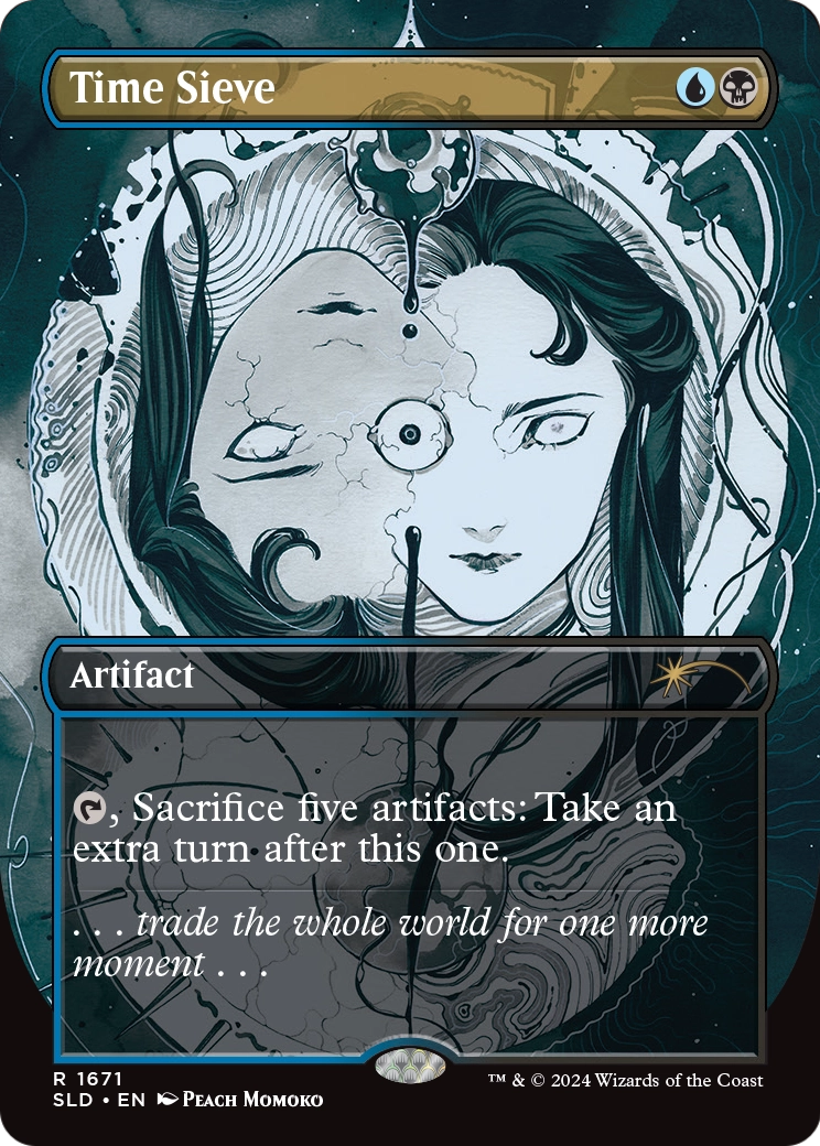 Time Sieve (SLD-1671) - Secret Lair Drop (Borderless) Foil