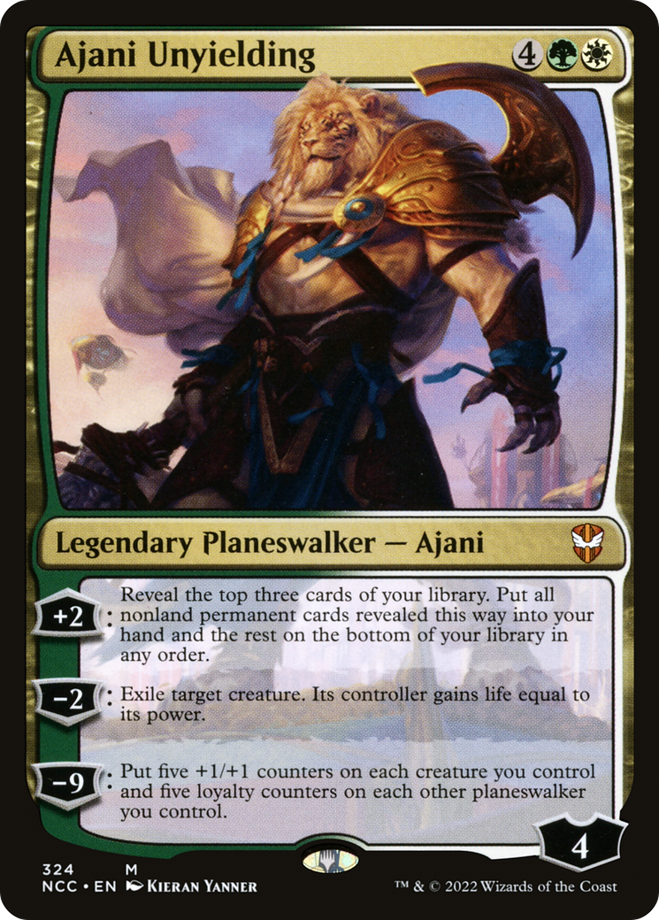 Ajani Unyielding [Streets of New Capenna Commander]