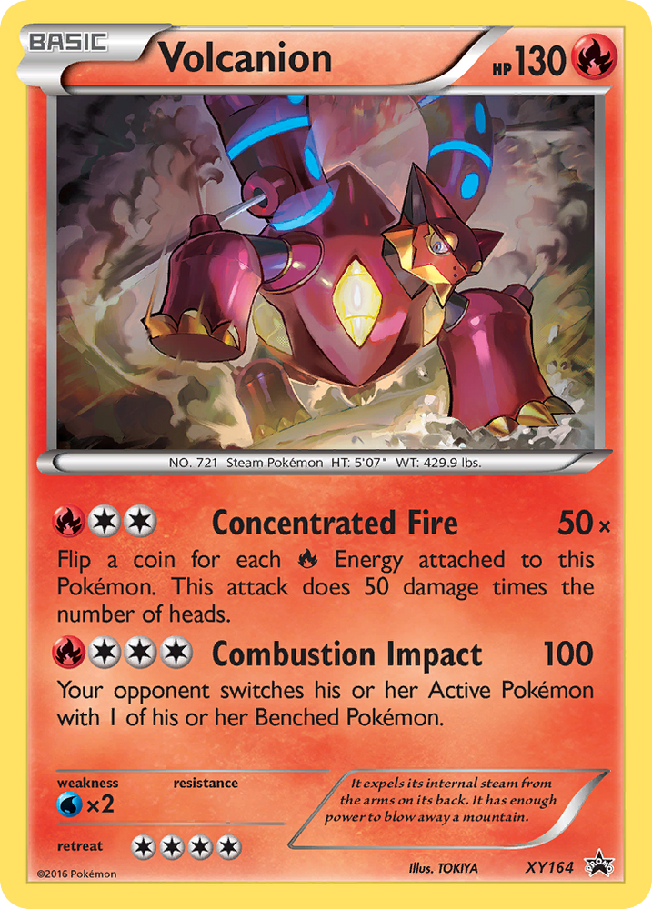 Volcanion (XY164) [XY: Black Star Promos]