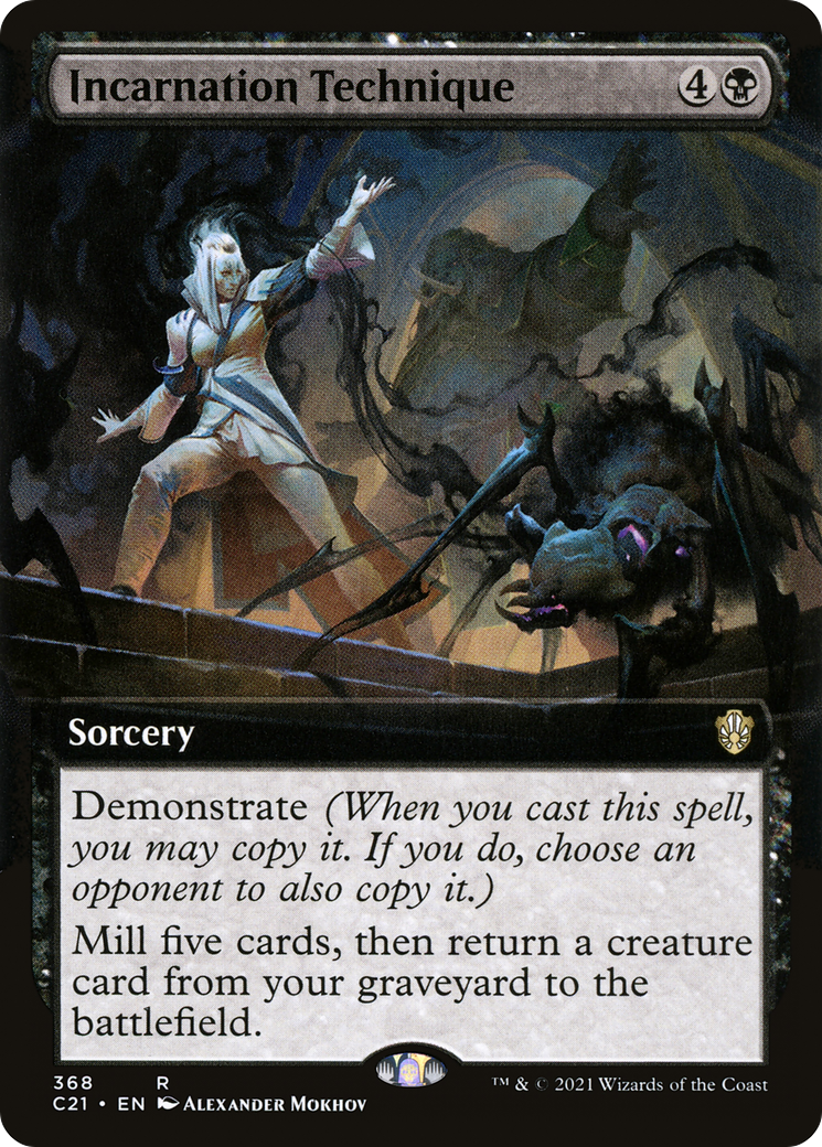 Incarnation Technique (Extended Art) [Commander 2021]