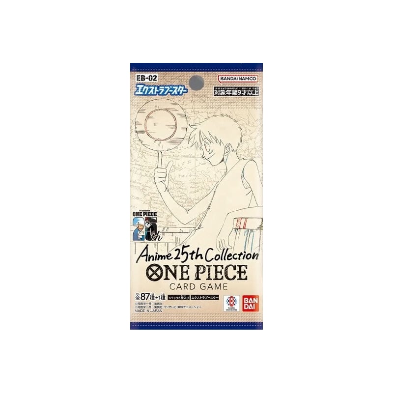 ONE PIECE Card Game Extra Booster Anime25th collection EB-02 Japanese Booster Pack (Rip & Ship)